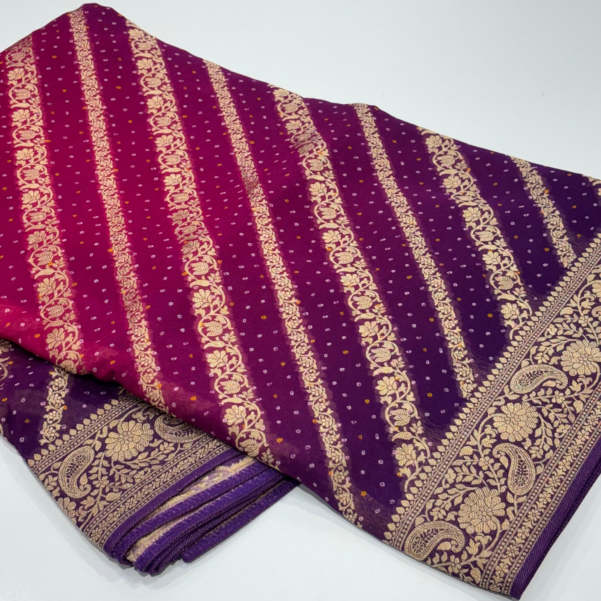 Bandhani Banarasi Saree