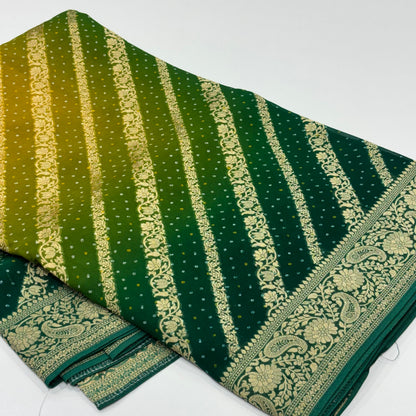 Bandhani Banarasi Saree