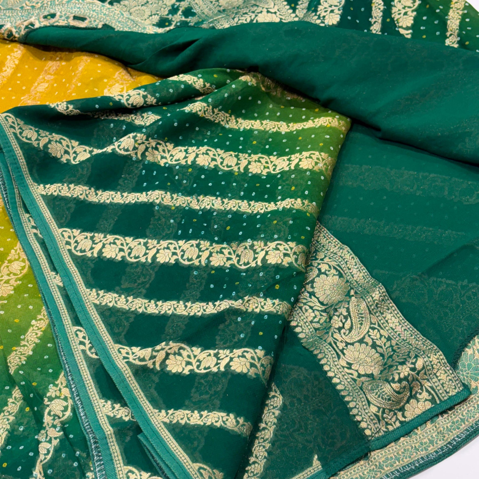 Bandhani Banarasi Saree