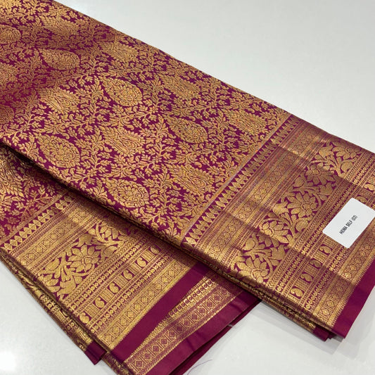 Semi Kanchivaram Brocade Saree