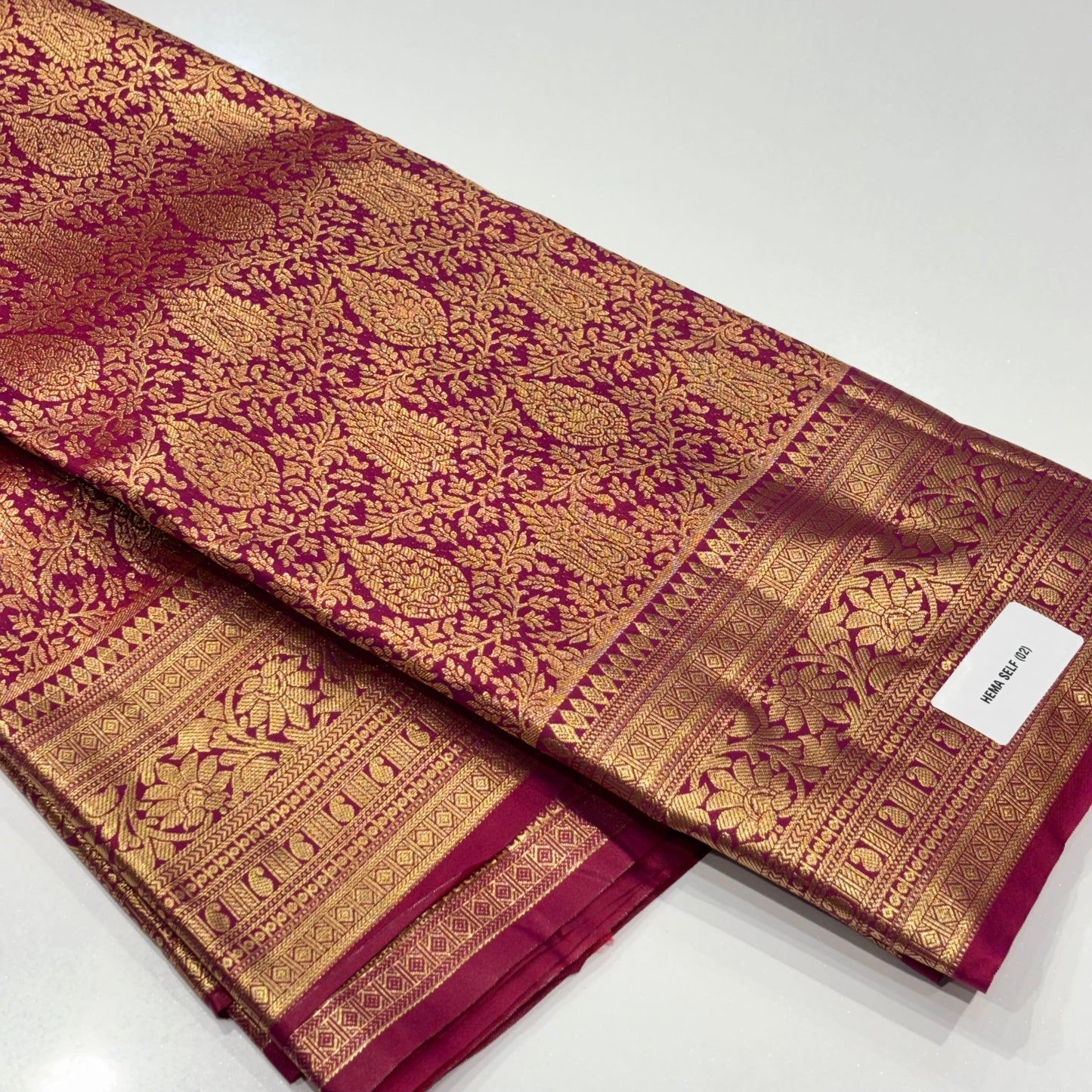 Semi Kanchivaram Brocade Saree