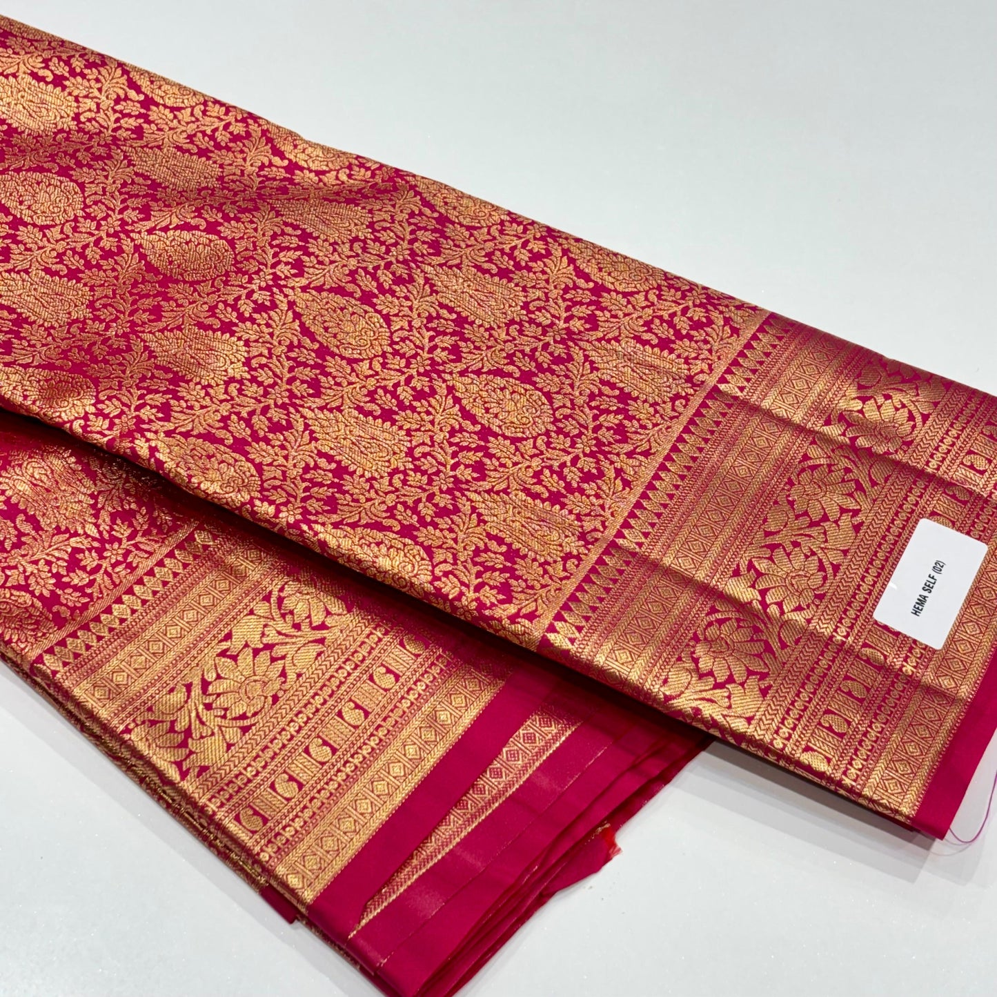Semi Kanchivaram Brocade Saree