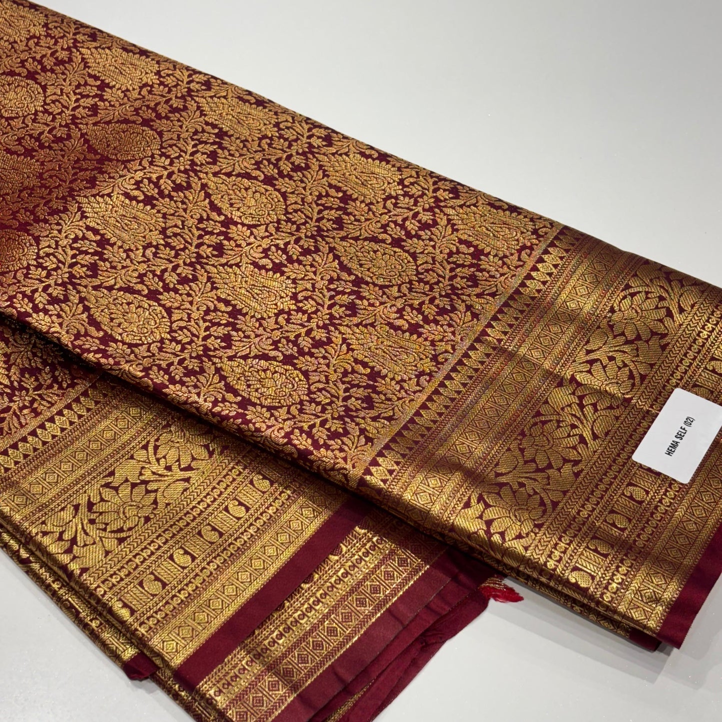 Semi Kanchivaram Brocade Saree