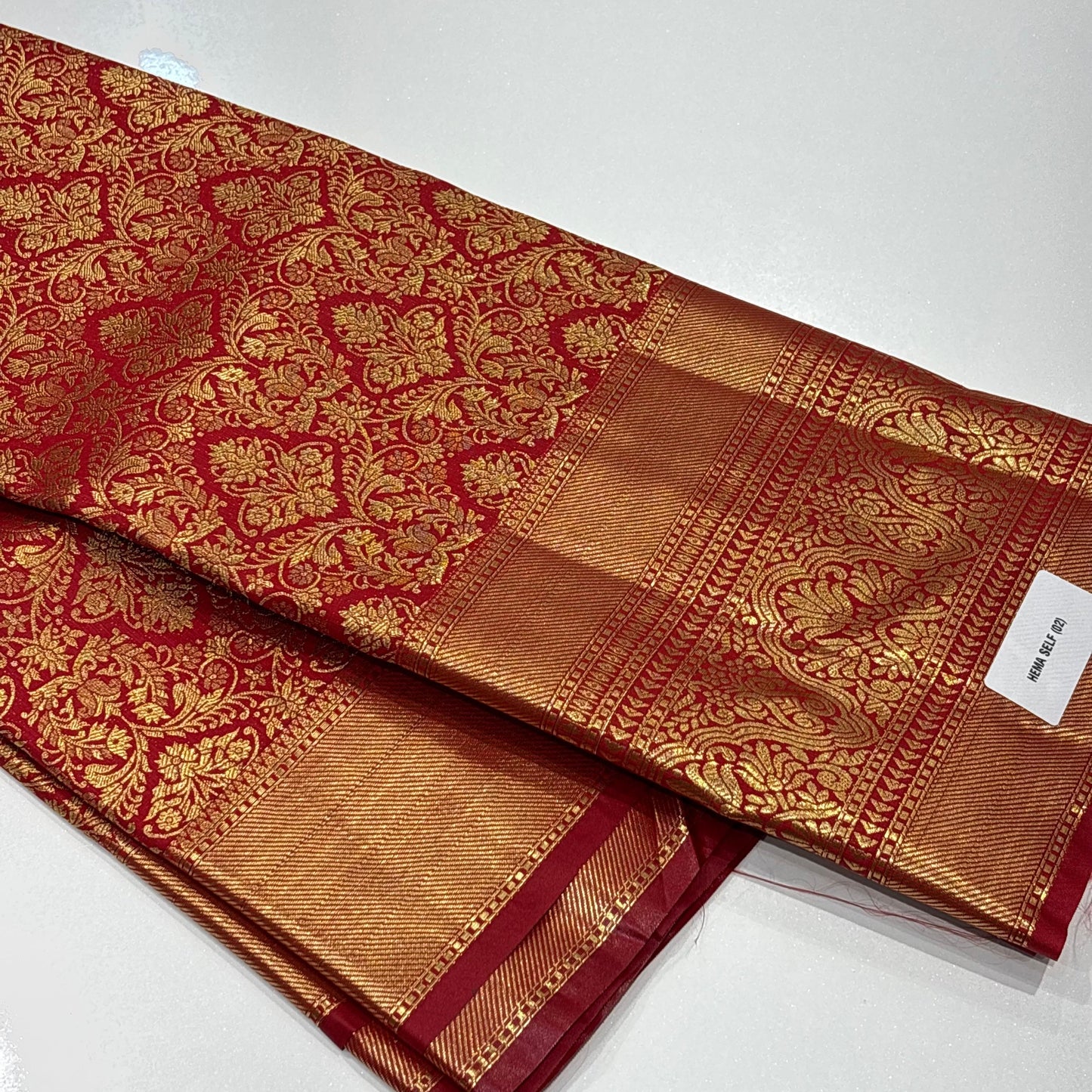 Semi Kanchivaram Brocade Saree