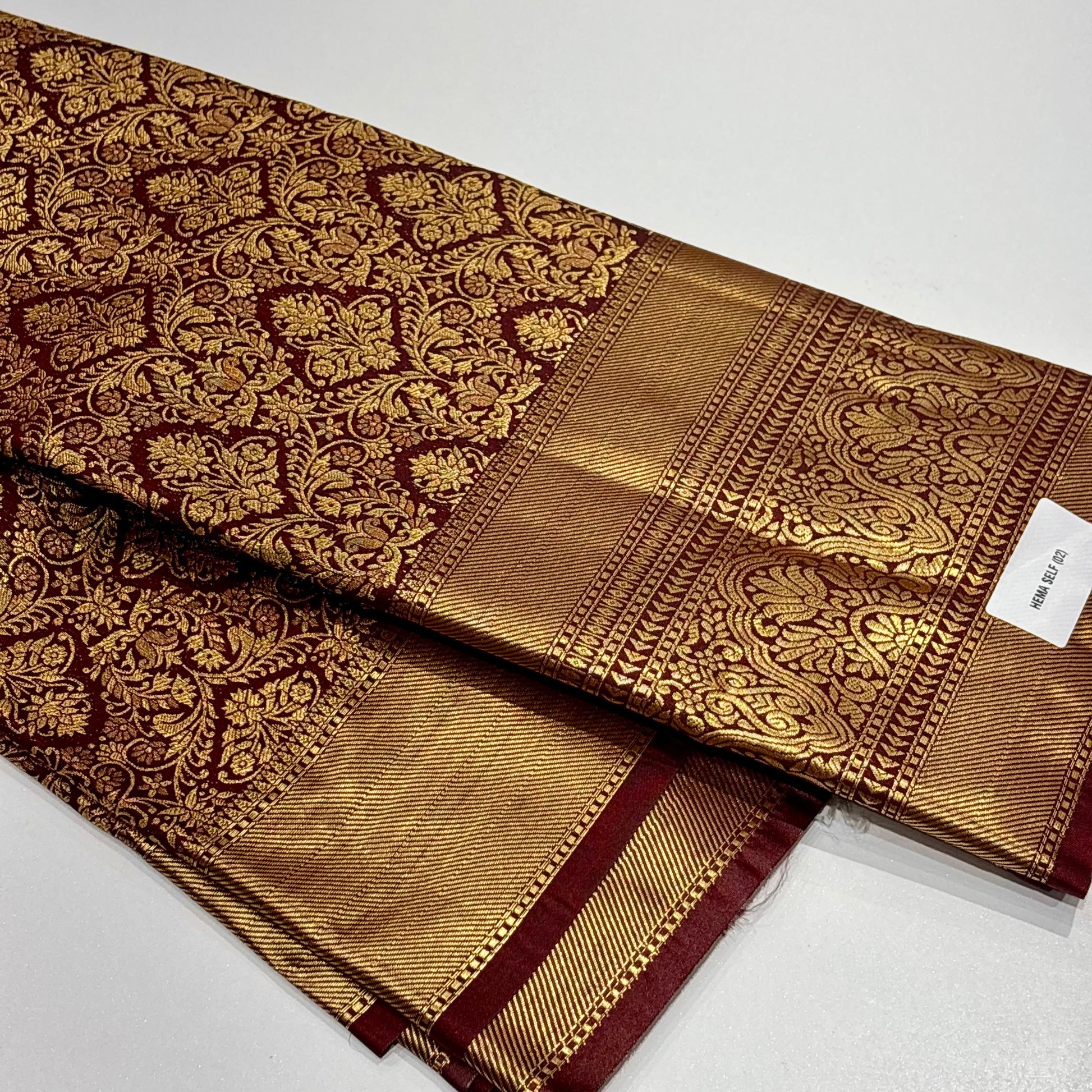 Semi Kanchivaram Brocade Saree