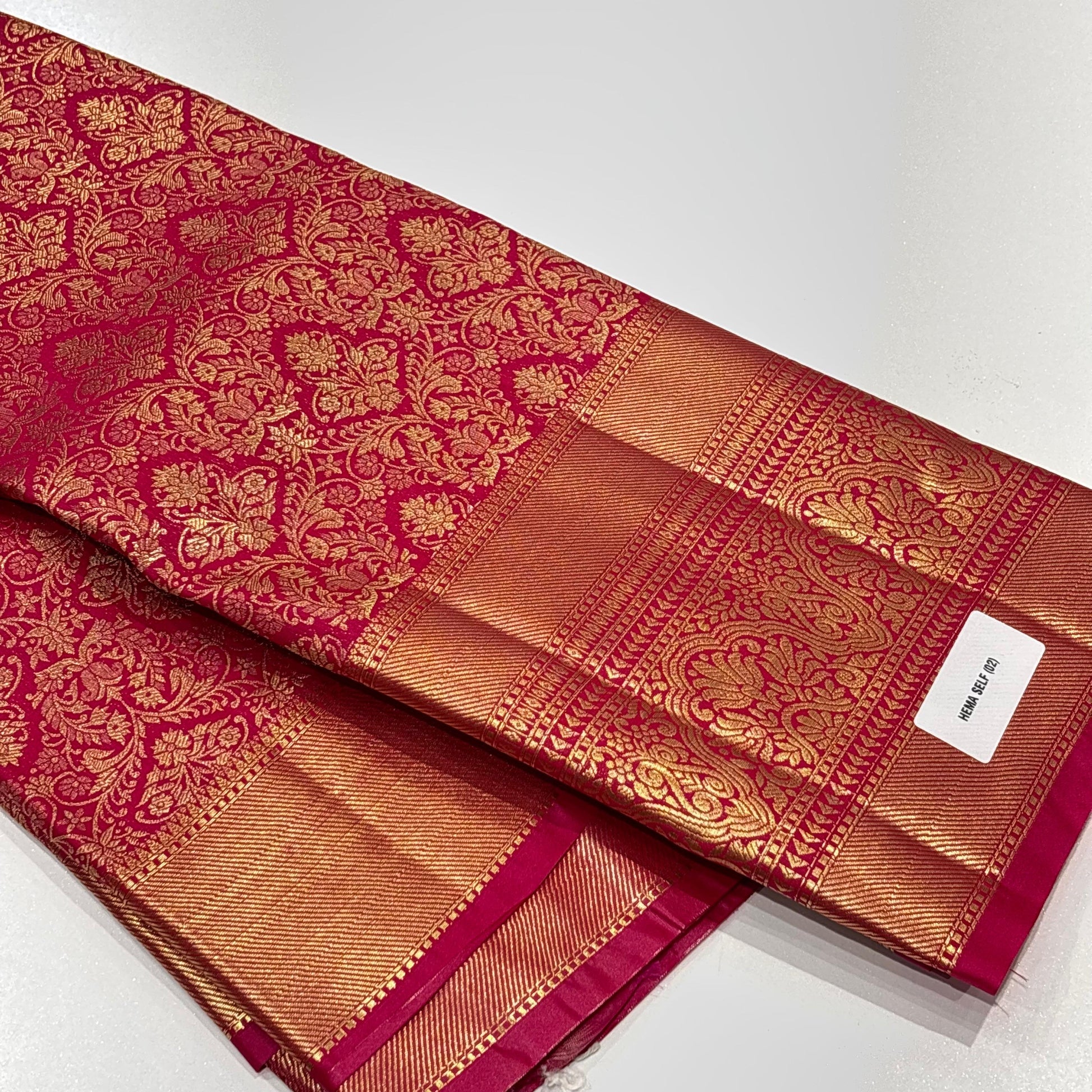 Semi Kanchivaram Brocade Saree