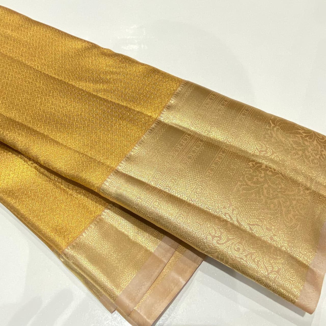 Semi Kanchivaram Tissue Saree