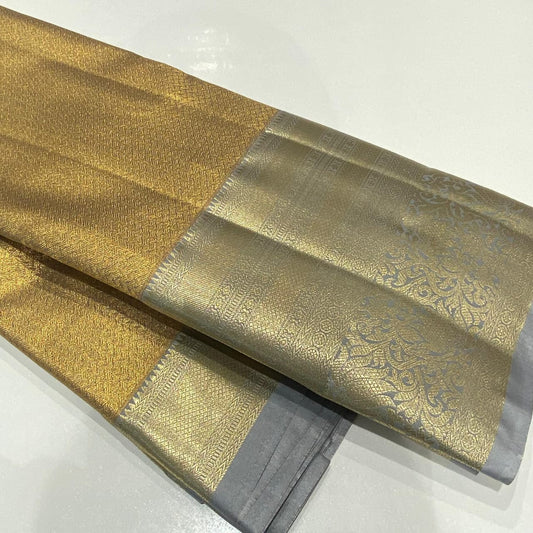 Semi Kanchivaram Tissue Saree