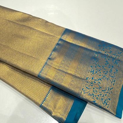 Semi Kanchivaram Tissue Saree