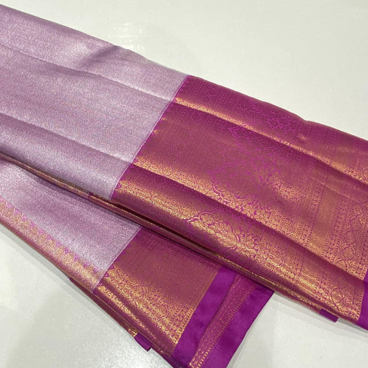 Semi Kanchivaram Tissue Saree