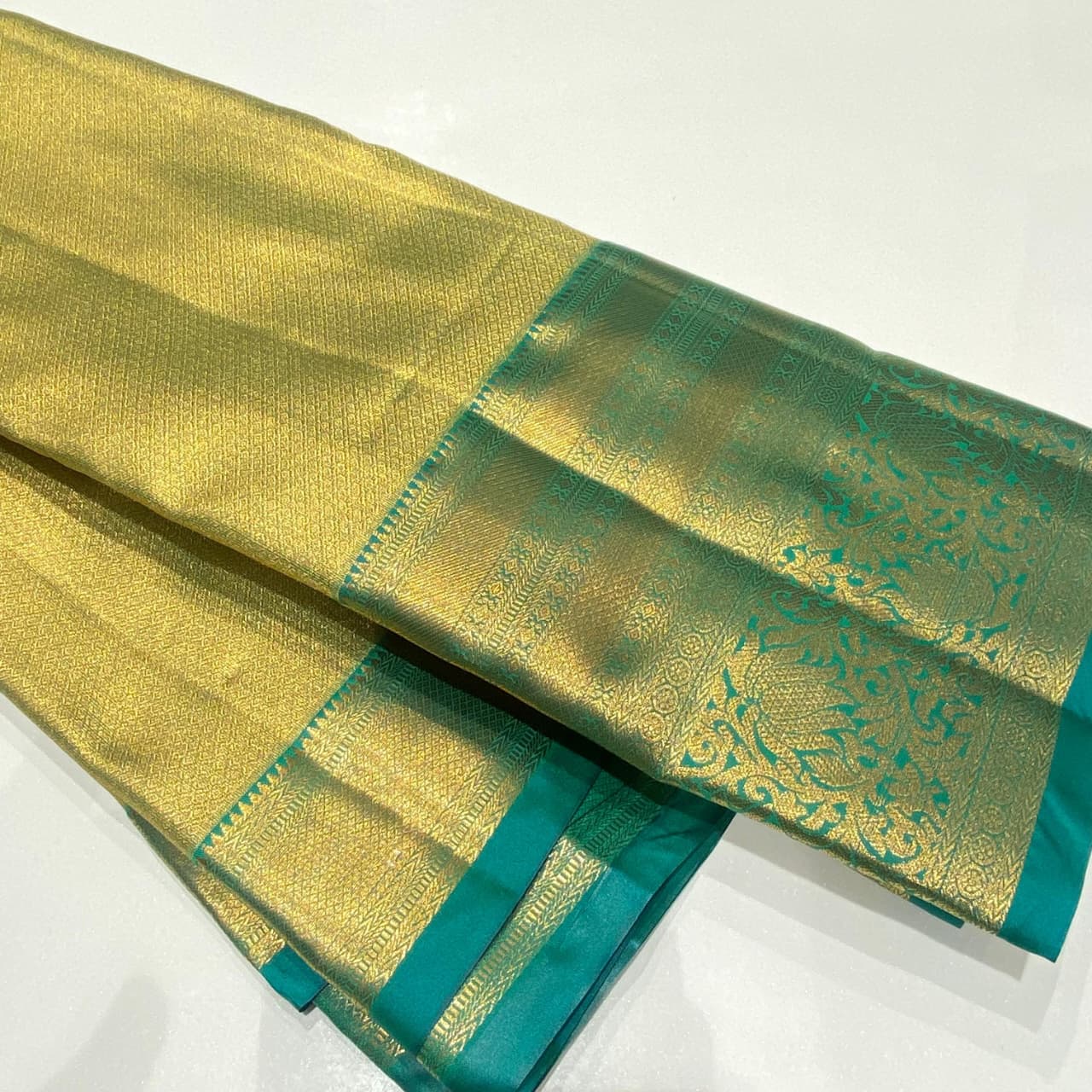 Semi Kanchivaram Tissue Saree