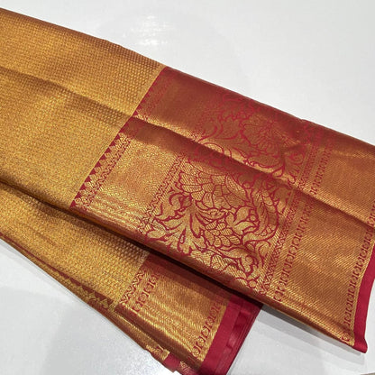 Semi Kanchivaram Tissue Saree