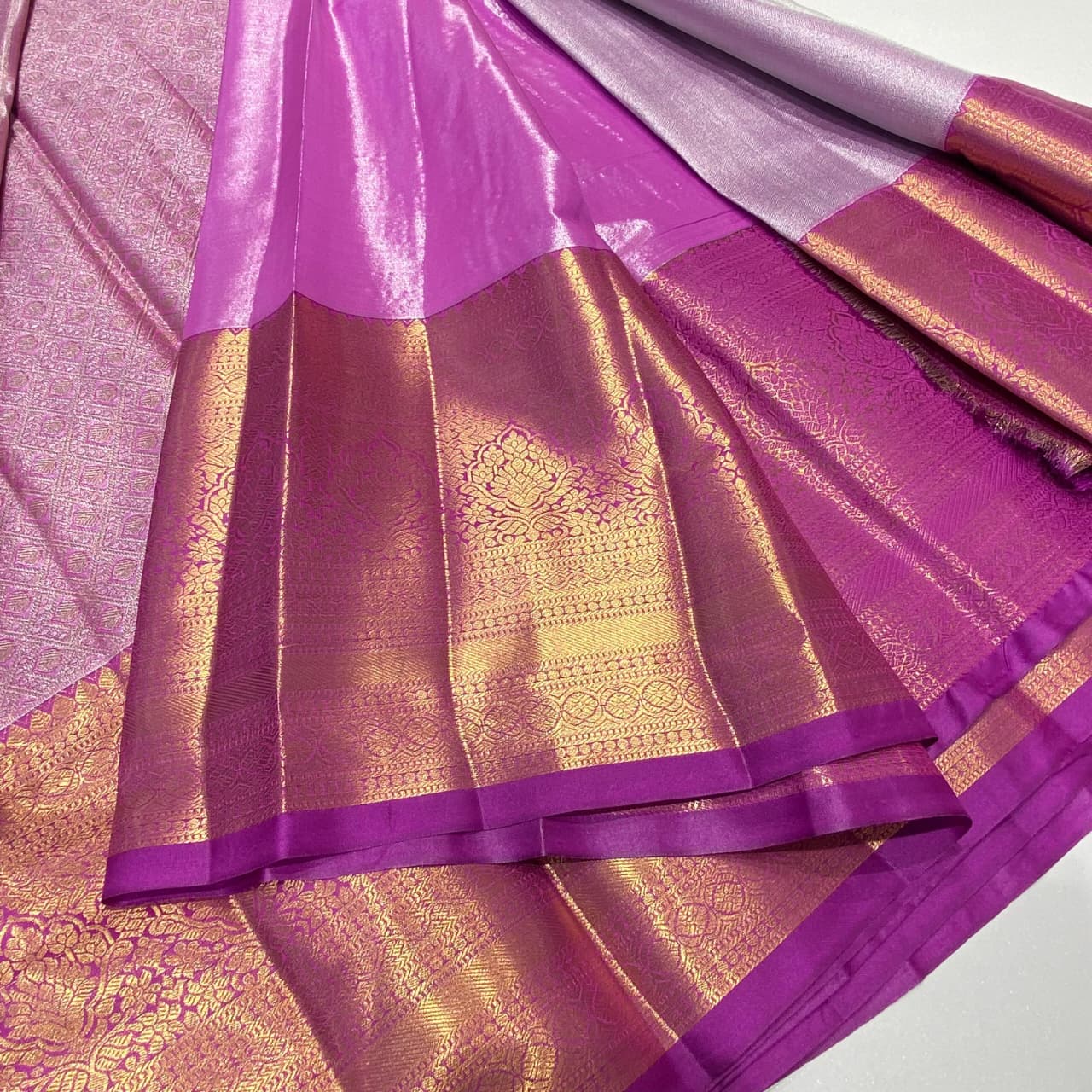 Semi Kanchivaram Tissue Saree