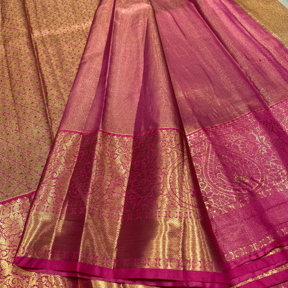 Semi Kanchivaram Tissue Saree