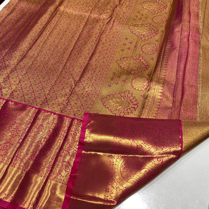 Semi Kanchivaram Tissue Saree