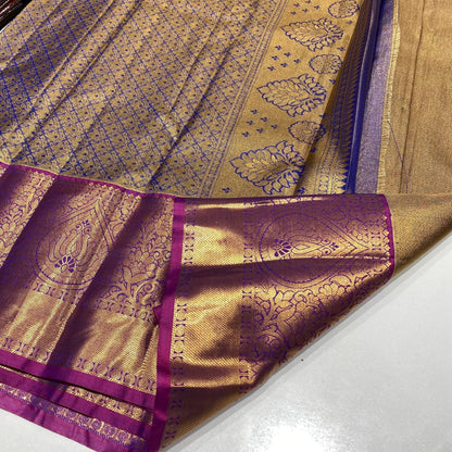Semi Kanchivaram Tissue Saree