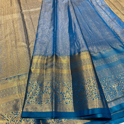 Semi Kanchivaram Tissue Saree