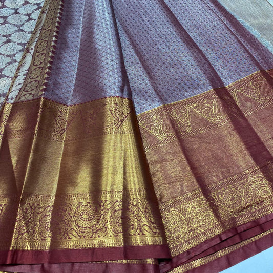 Semi Kanchivaram Tissue Saree