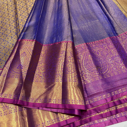 Semi Kanchivaram Tissue Saree