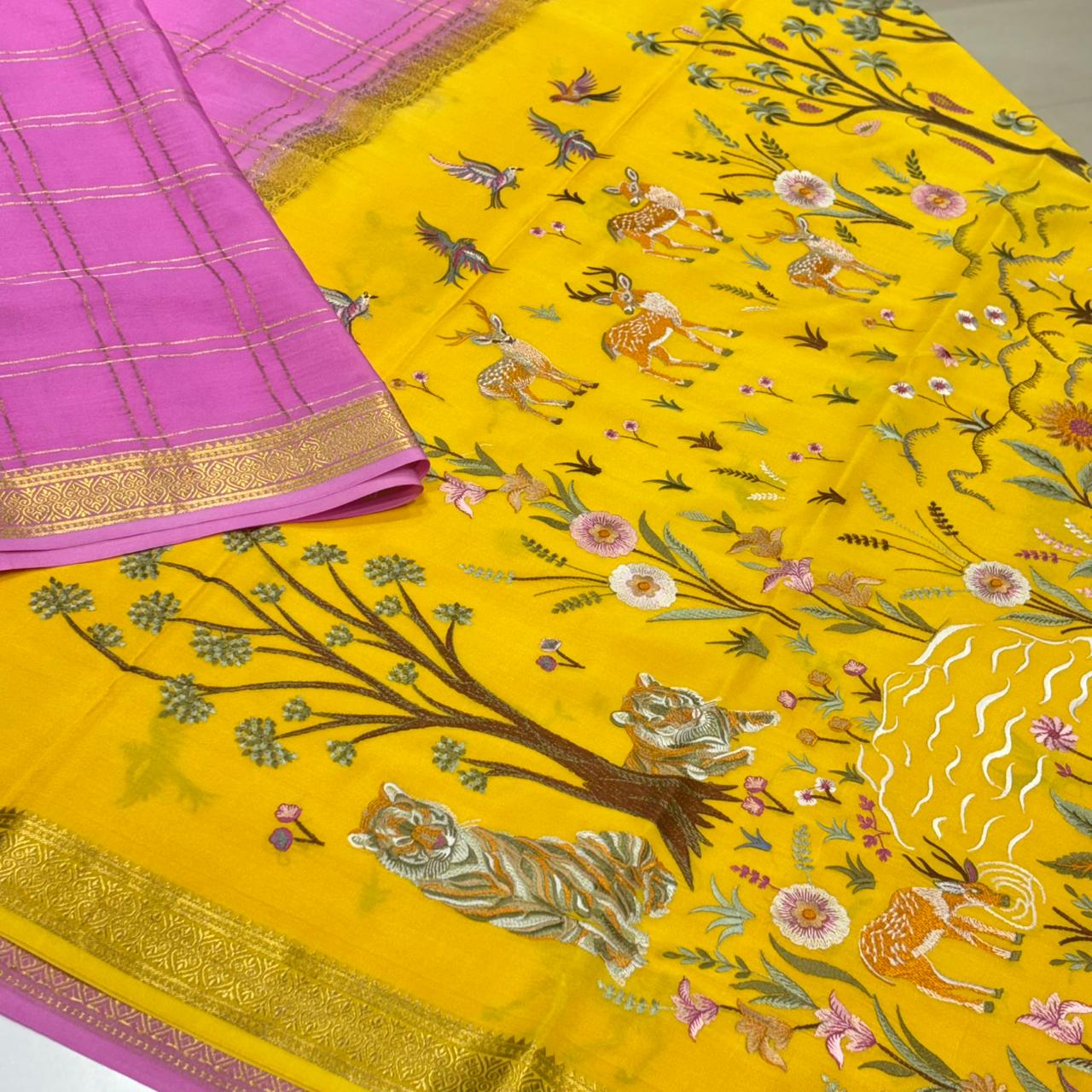 Pure Mysore Silk Saree