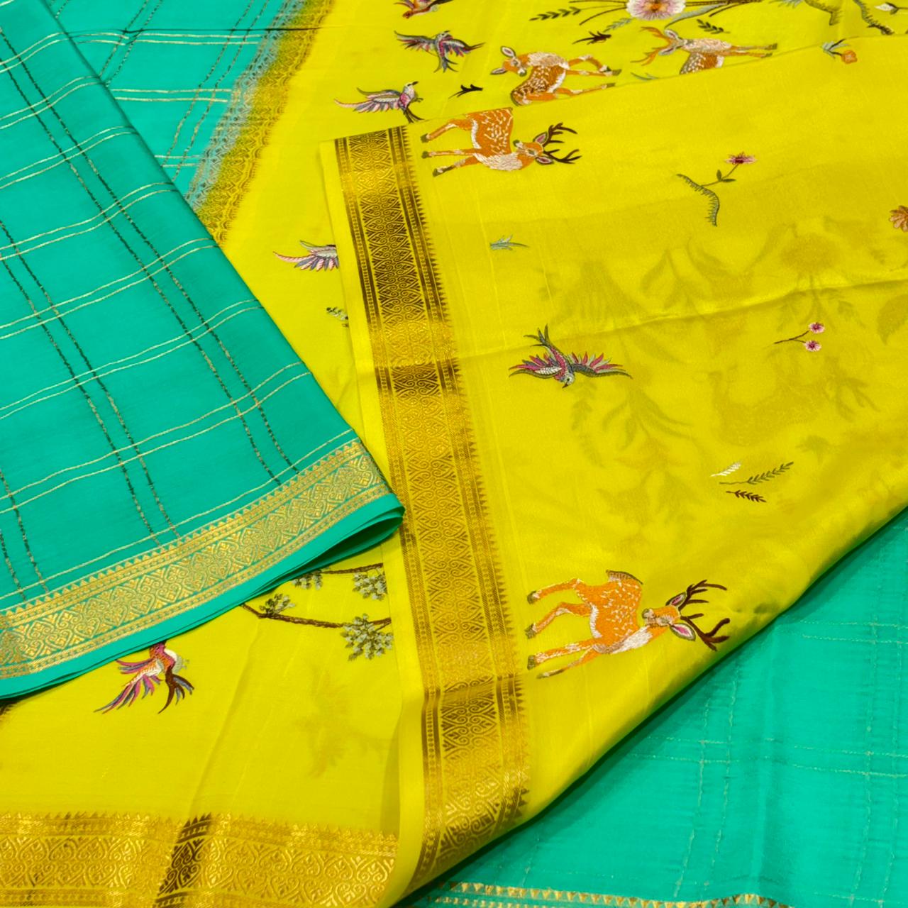 Pure Mysore Silk Saree
