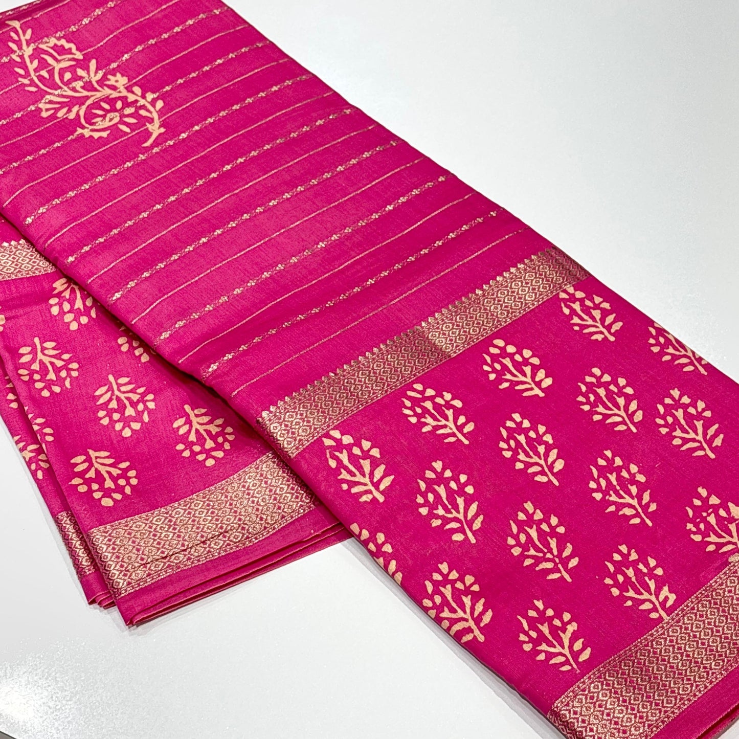 Mul Chanderi Cotton Saree