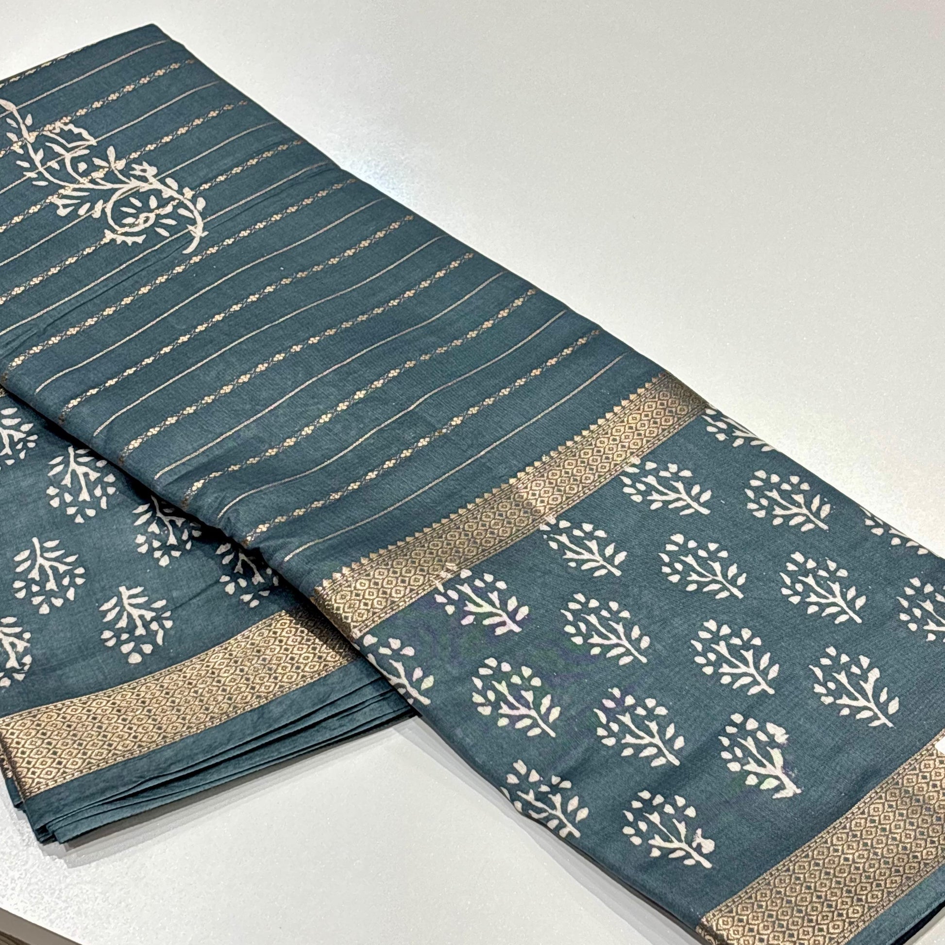 Mul Chanderi Cotton Saree