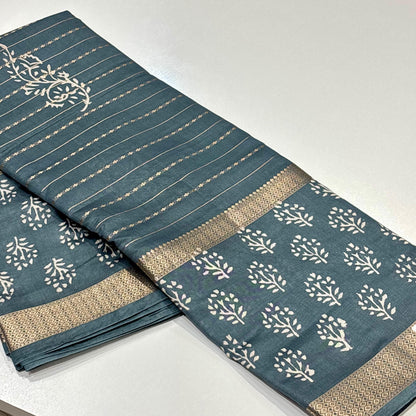 Mul Chanderi Cotton Saree