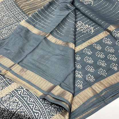 Mul Chanderi Cotton Saree