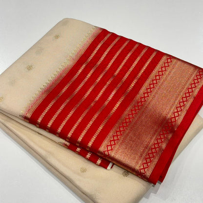 Semi Mysore Crepe Saree