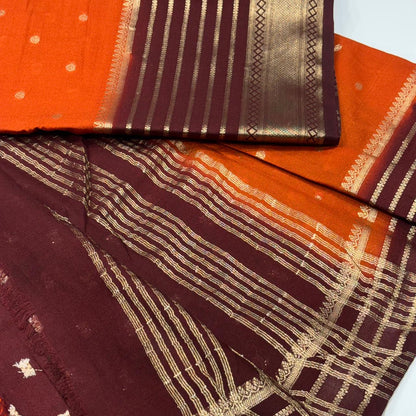 Semi Mysore Crepe Saree