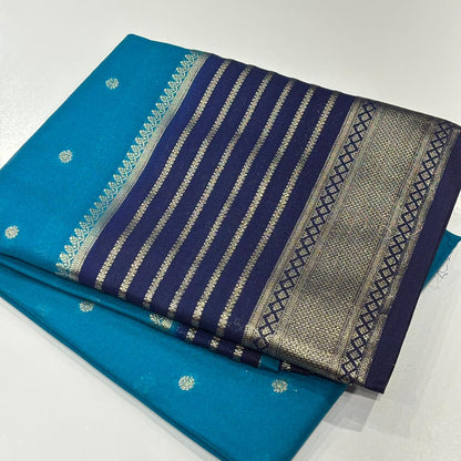 Semi Mysore Crepe Saree