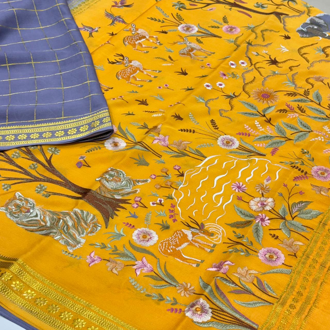 Pure Mysore Silk Saree