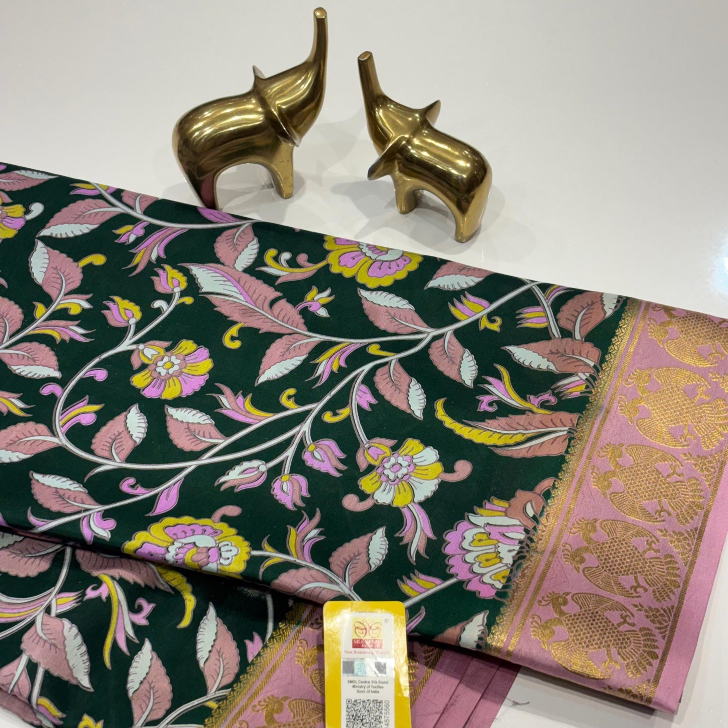 Printed Pure Mysore Silk Saree