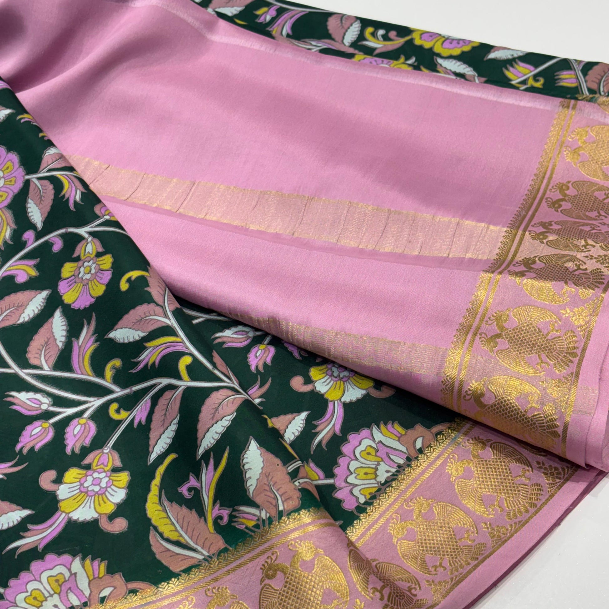 Printed Pure Mysore Silk Saree