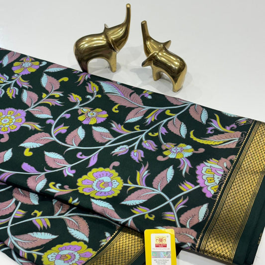 Printed Pure Mysore Silk Saree