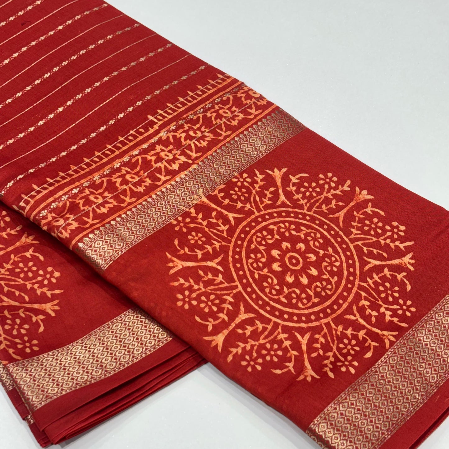 Mul Chanderi Cotton Saree