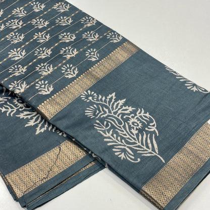Mul Chanderi Cotton Saree