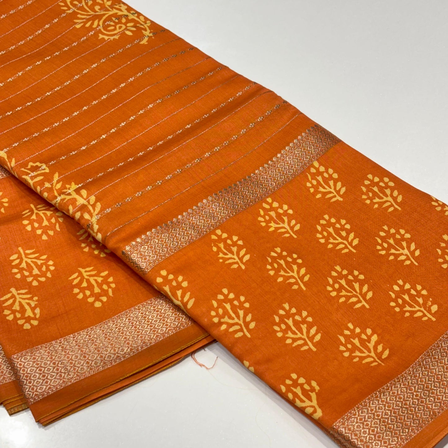 Mul Chanderi Cotton Saree