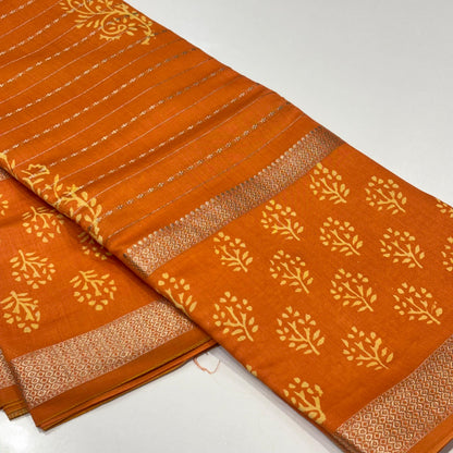 Mul Chanderi Cotton Saree