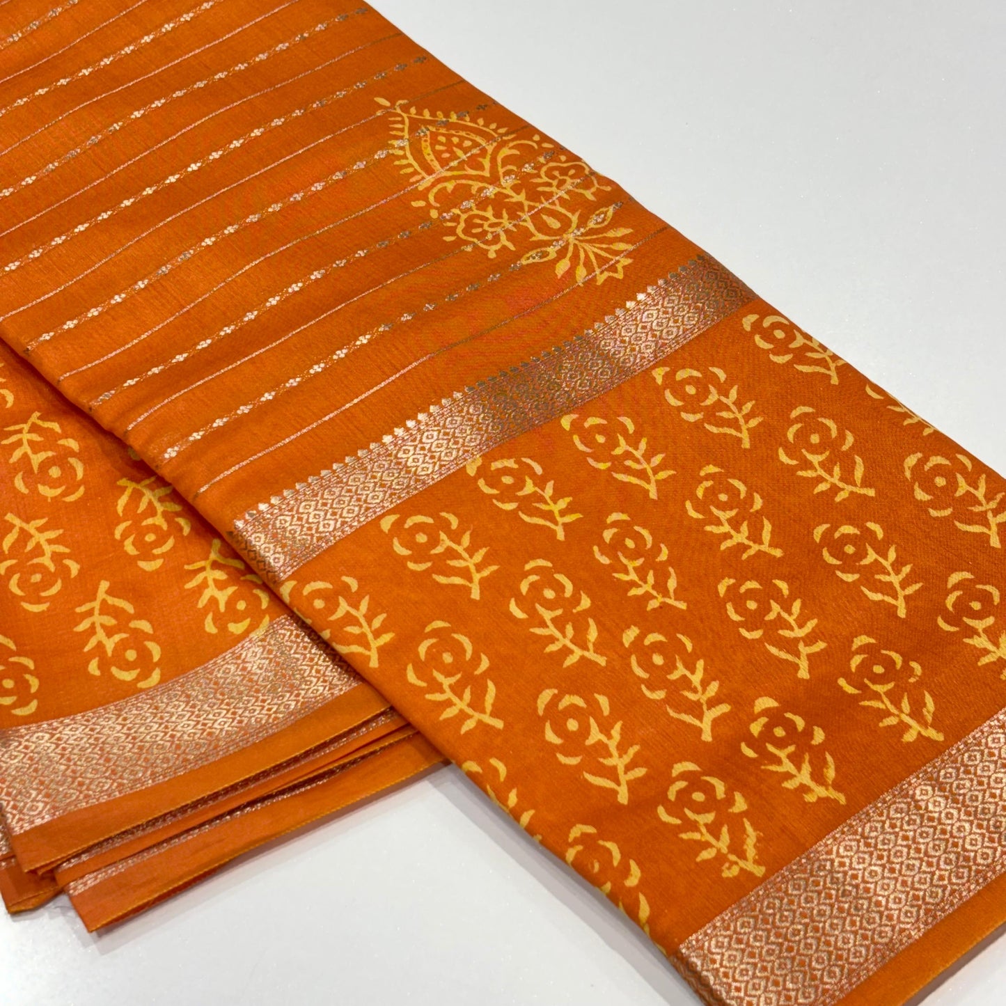 Mul Chanderi Cotton Saree