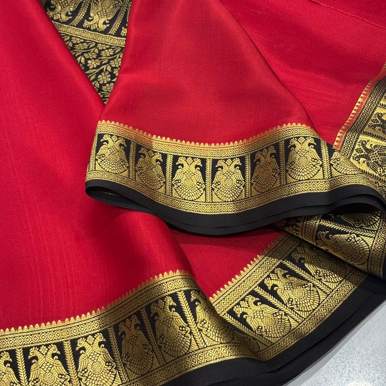 Pure Mysore Silk Saree