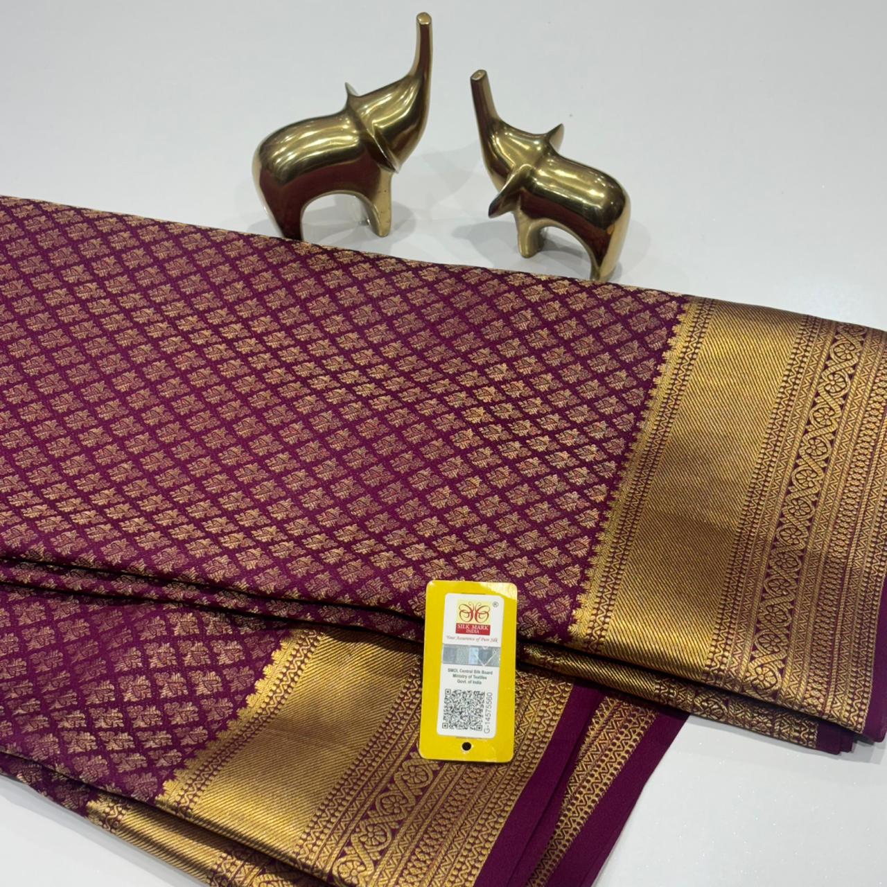 Pure Mysore Silk Saree