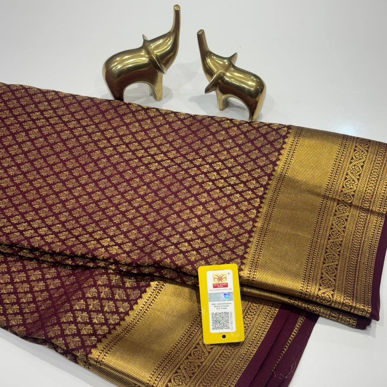 Pure Mysore Silk Saree