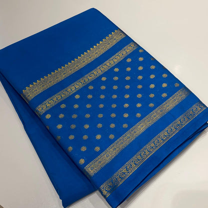 Semi Mysore Crepe Saree