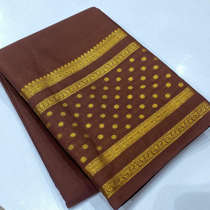 Semi Mysore Crepe Saree