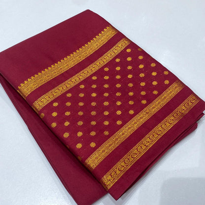 Semi Mysore Crepe Saree