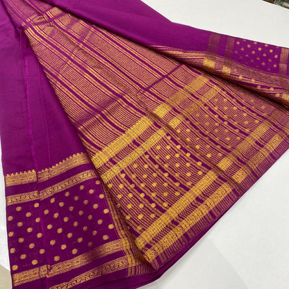 Semi Mysore Crepe Saree