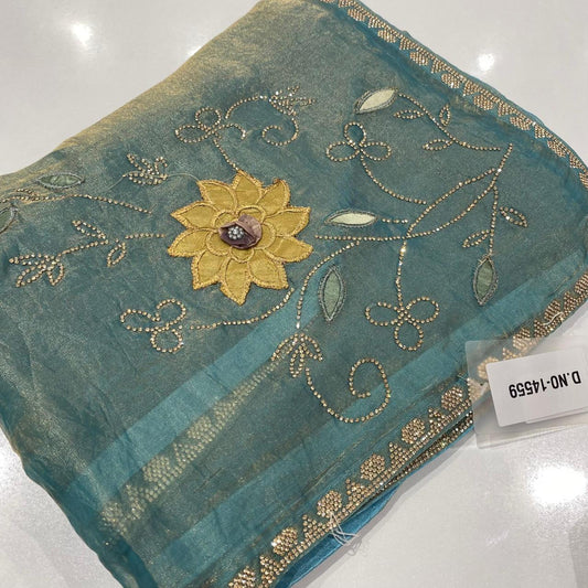 Soft Velvet Chiffon Saree