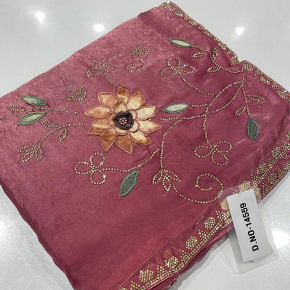 Soft Velvet Chiffon Saree